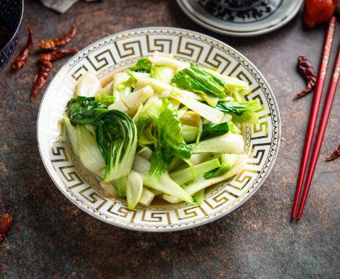 Praetud pok choi